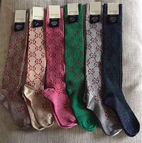 silver gucci socks|gucci socks women.